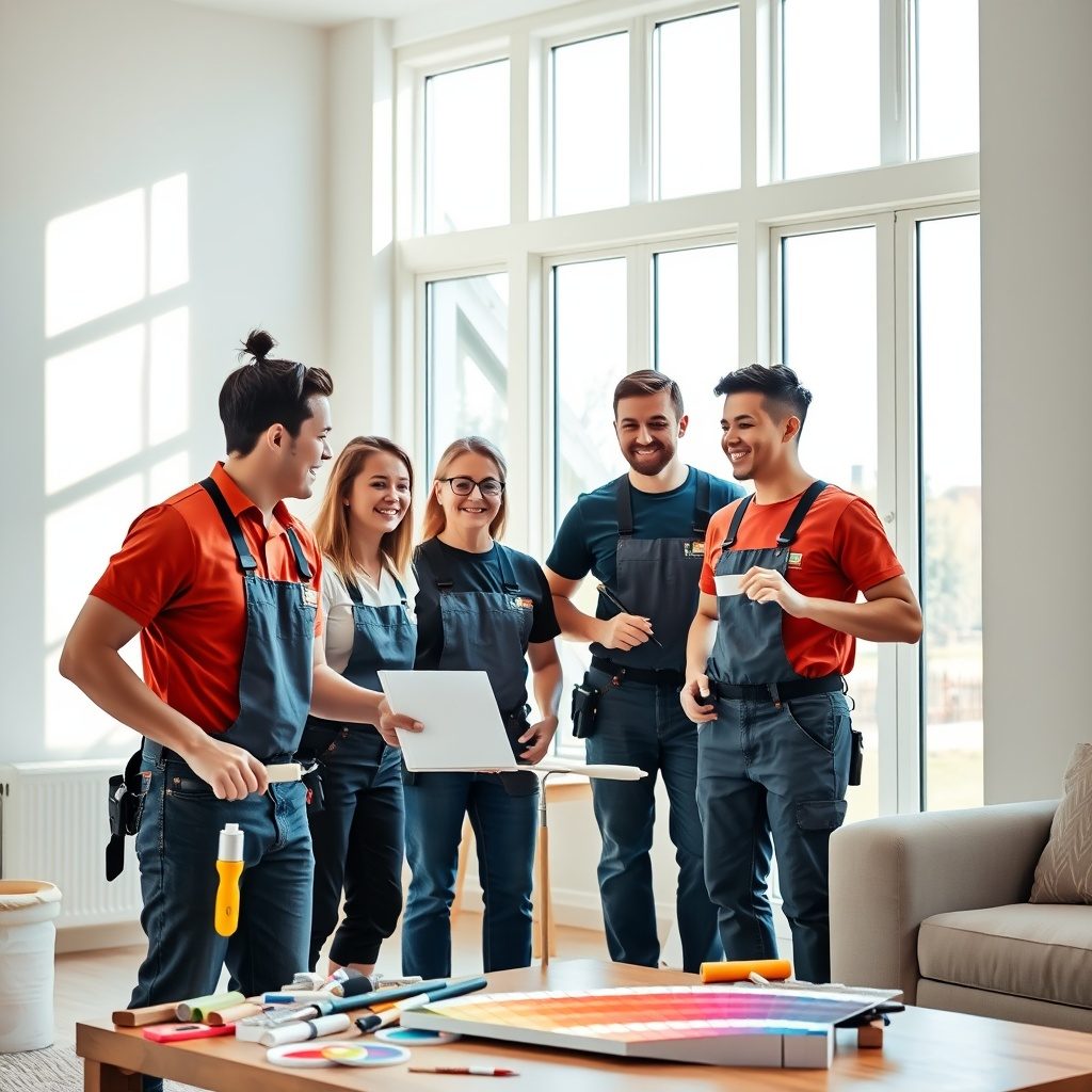 Color consultation for interior painting